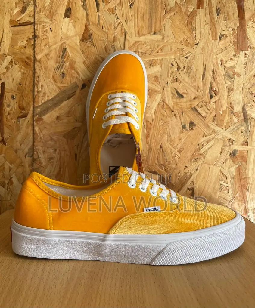 Velvet Double Soled Vans