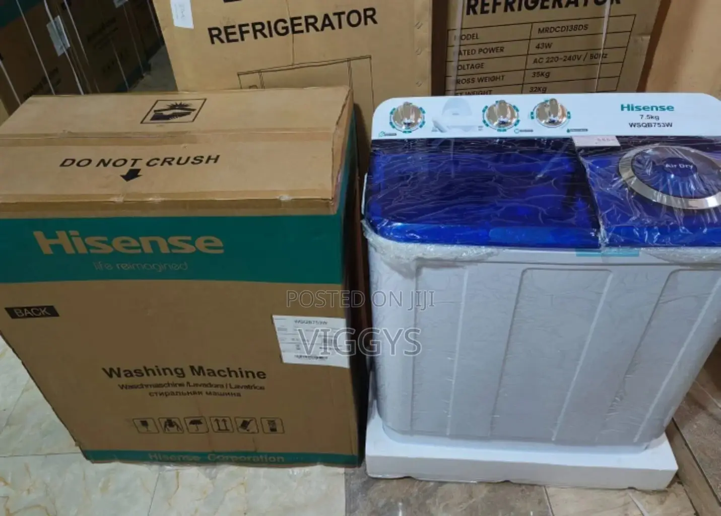 7.5kg Washing Machine Hisense