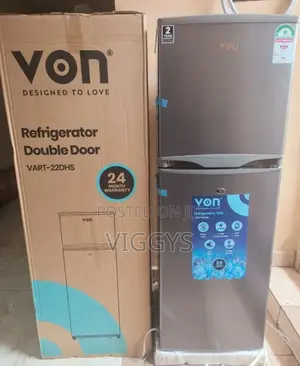 Von 138litre Double Door Fridge