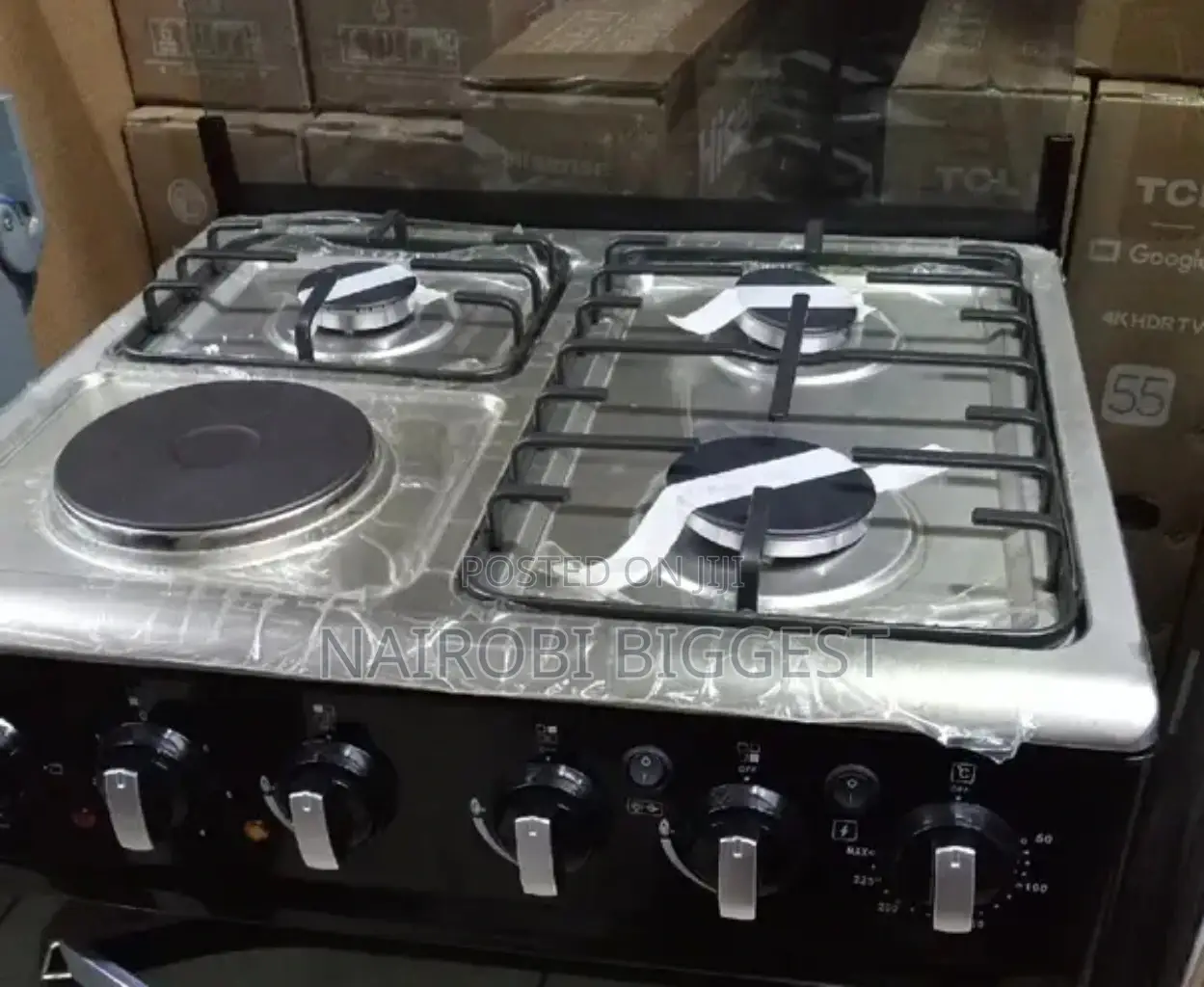 Sarahtech 3gas+1 Electric Standing Cooker