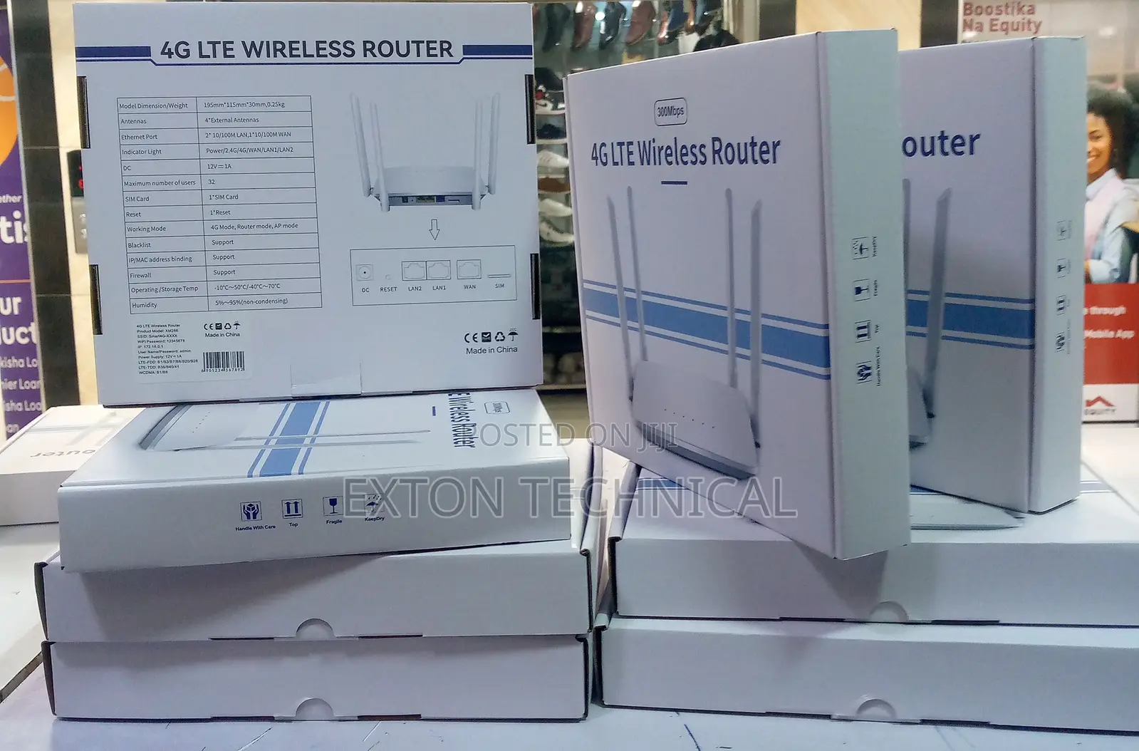 4G LTE 300mbps Wireless Router With Sim Card Slot