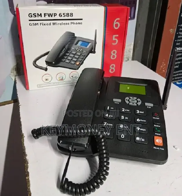 GSM Fixed Landline Deskphone FWP 6588 Dual Sims