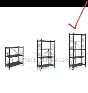 *5layer Multipurpose Metallic Storage Kitchen Rack