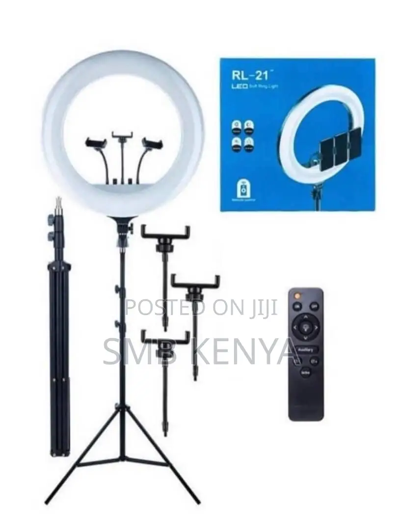 RL-21 Led Ring Light, 65W, 54 Cm, With Tripod