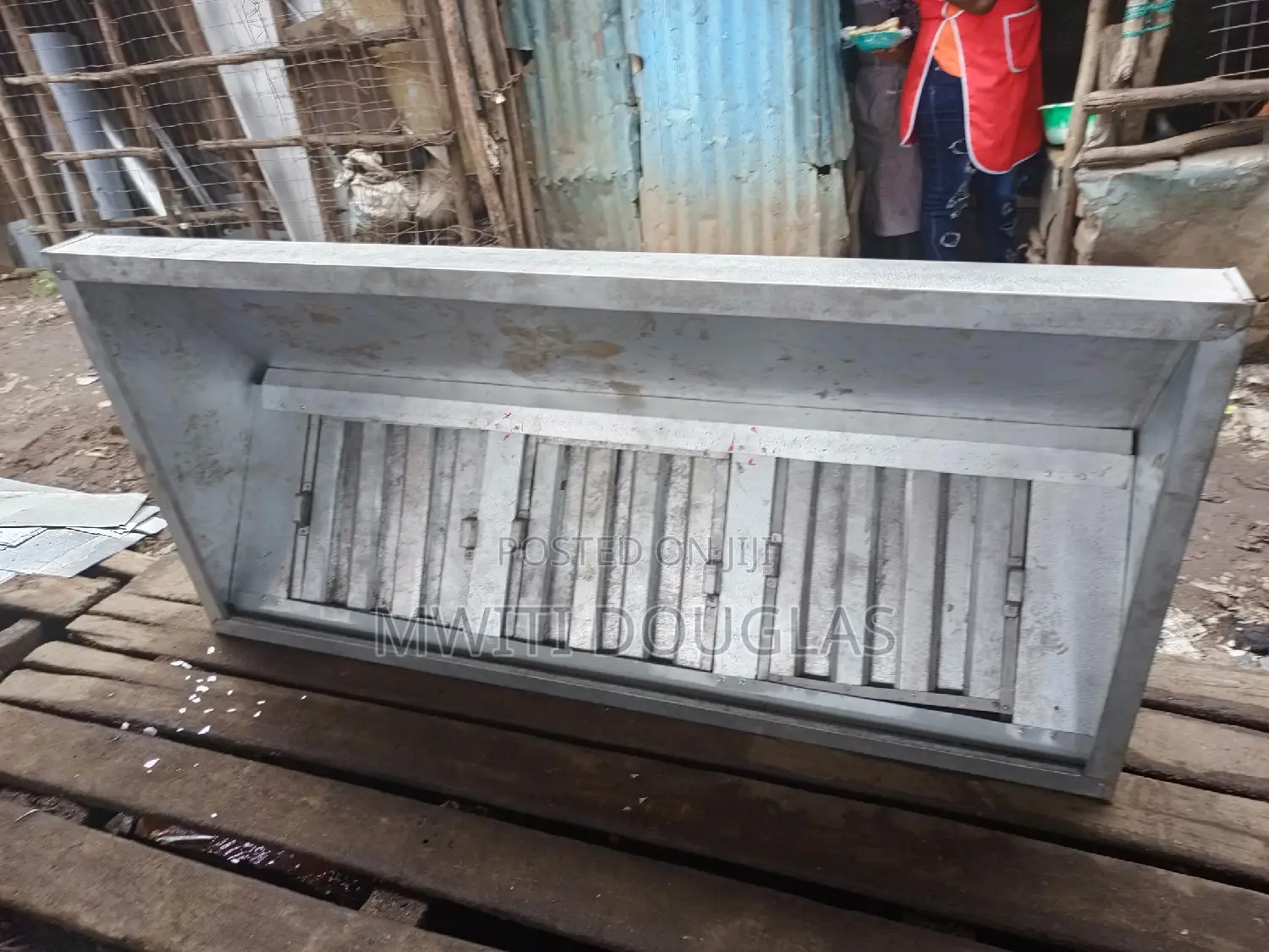 Galvanized Kitchen Hood