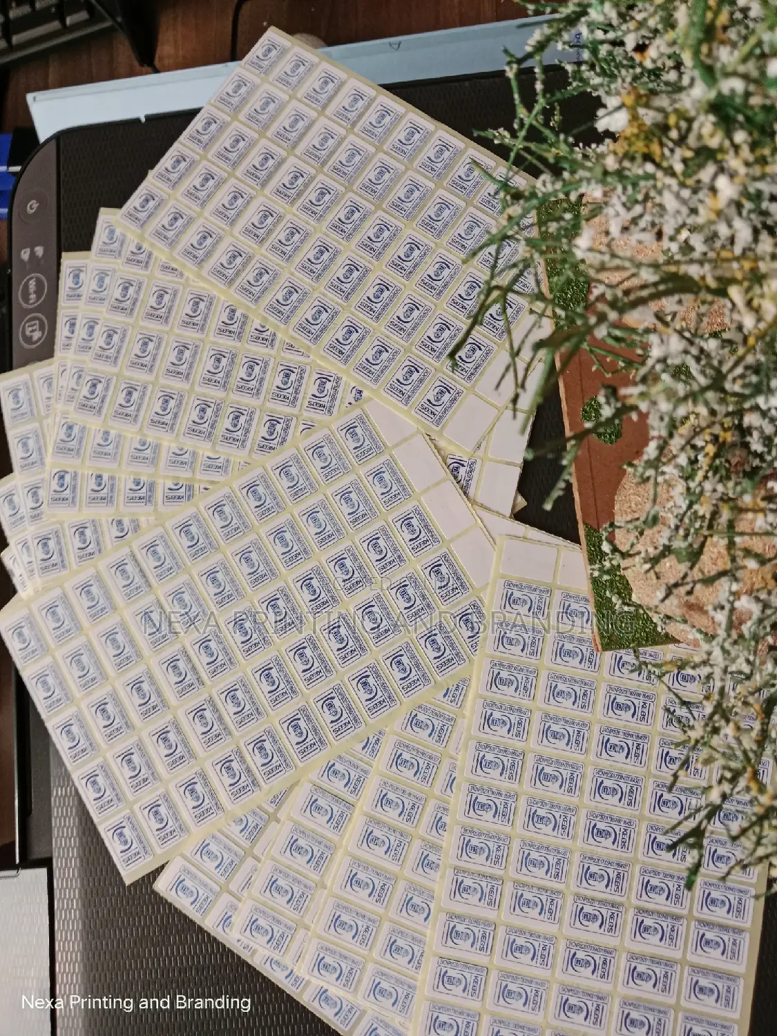 Approved Standard Kebs Self Adhesive Stickers