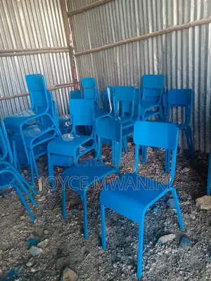 Mabati School Chairs, Sky Blue