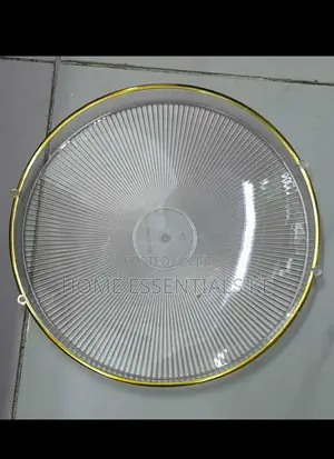 *ROUND RECTANGULAR Modern Tray WITH Gold Rimmed