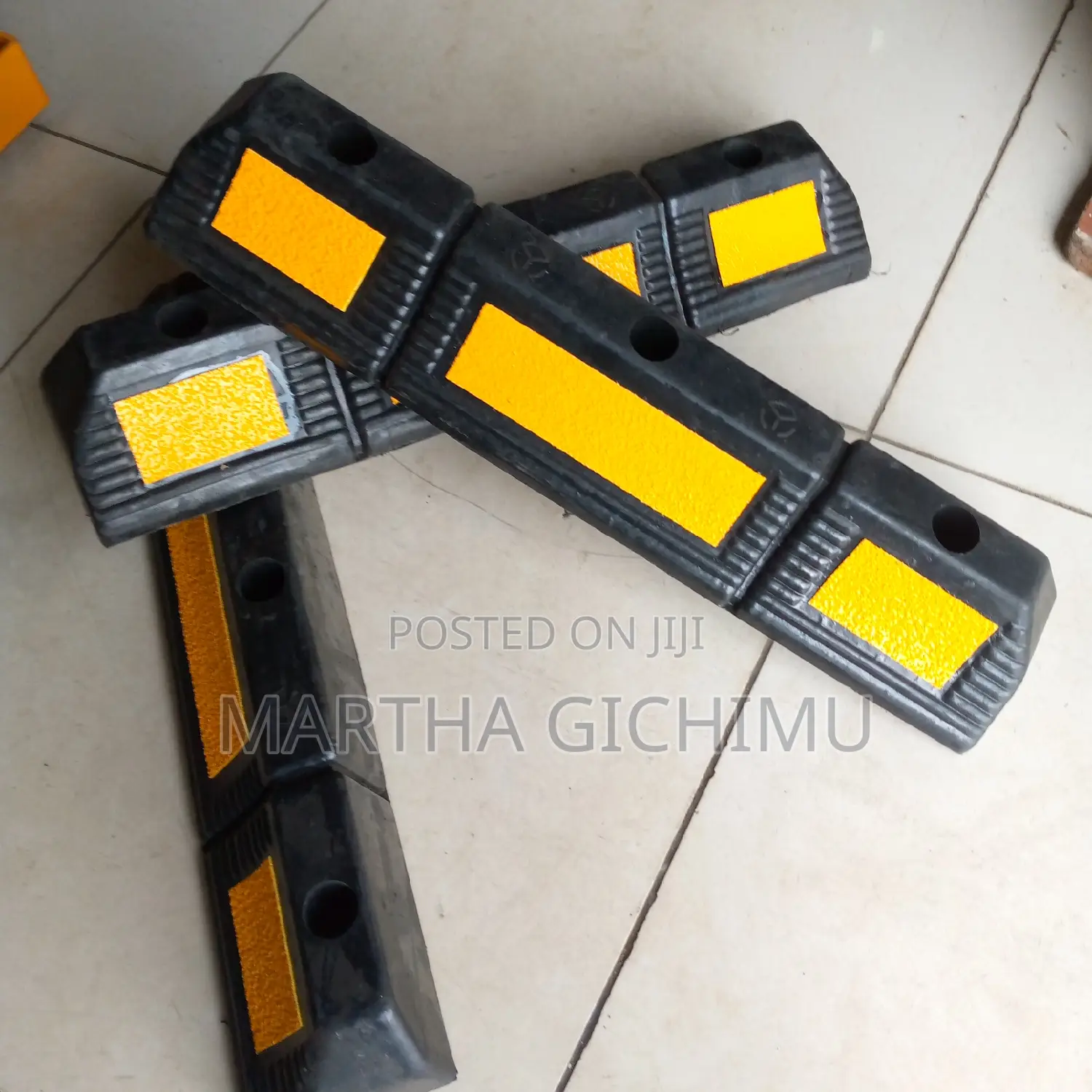 Car Wheel Stoppers (Rubber)