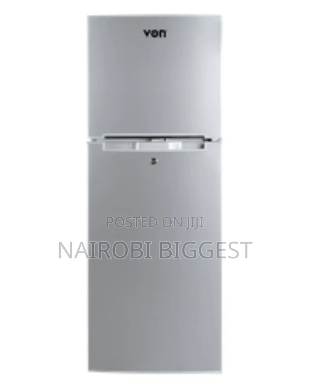 Von 198litres Double Door Fridge