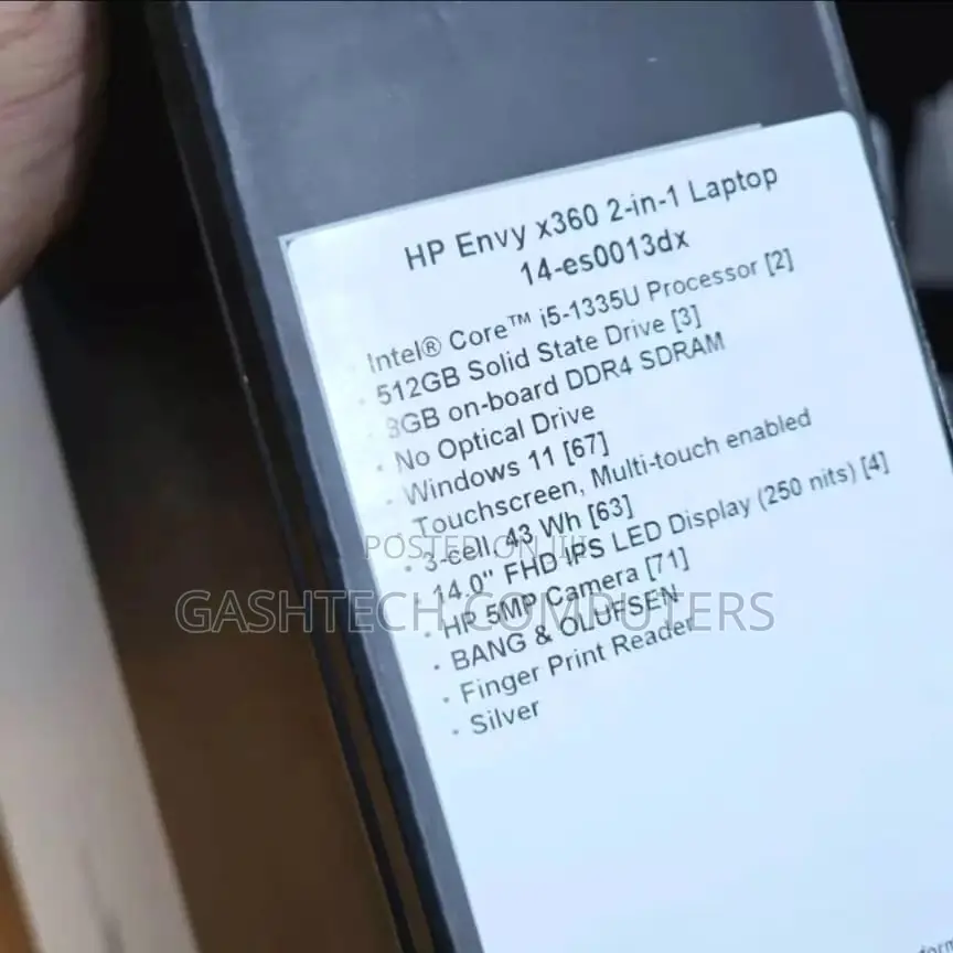 New Laptop HP Envy 15 16GB Intel Core I7 SSD 1T