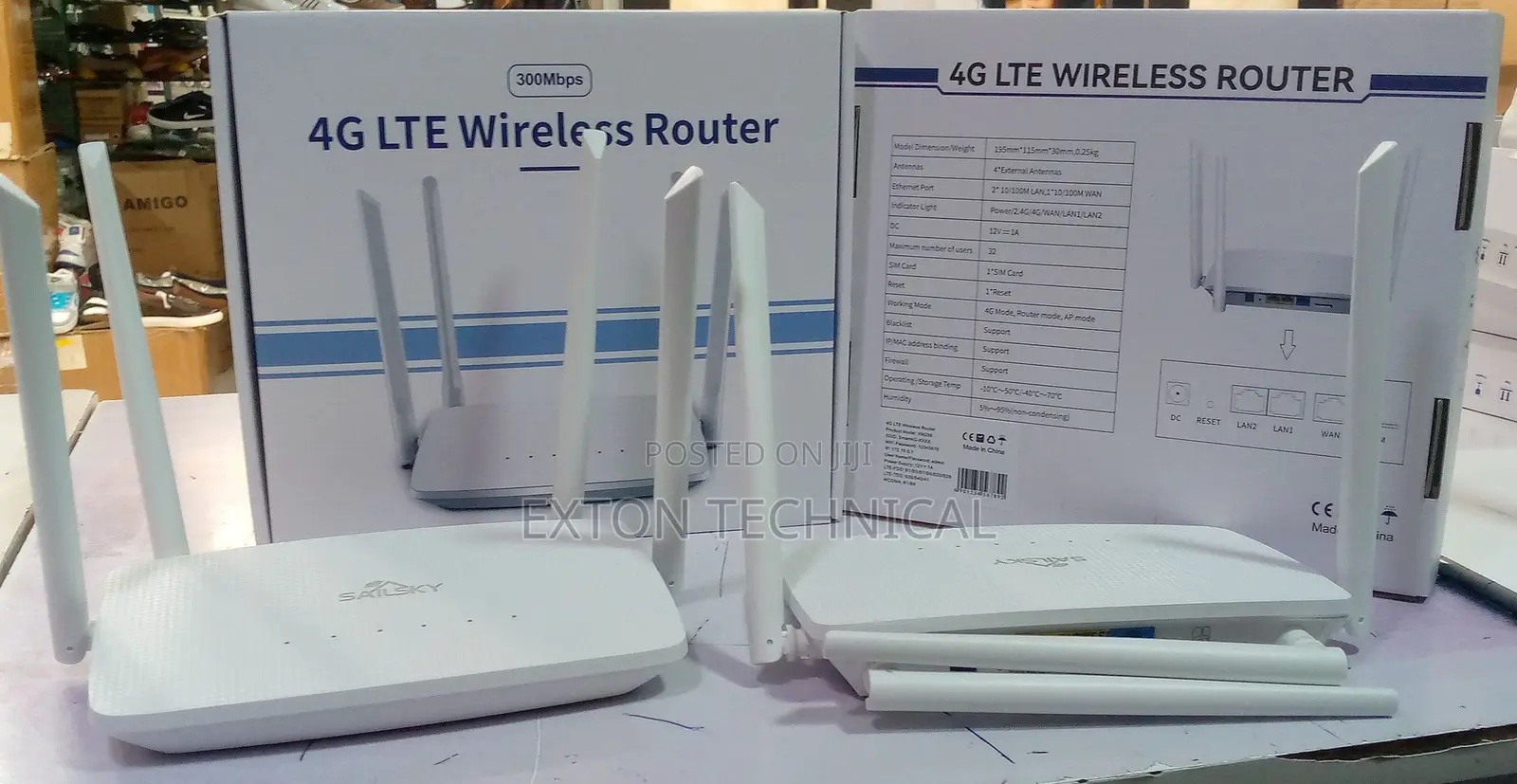 4G LTE Wireless Router 300mbps With Sim Card