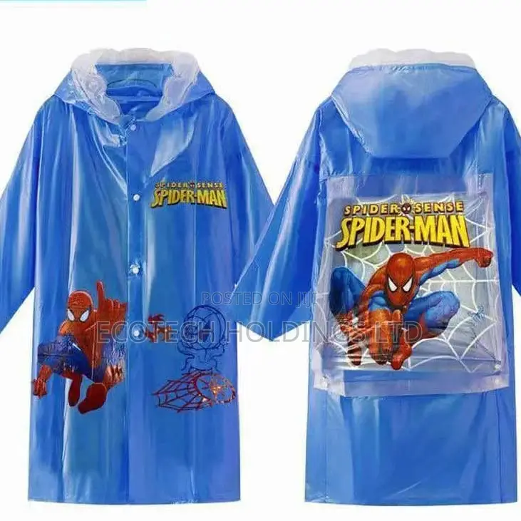 Cartoon Themed Kids Raincoats.