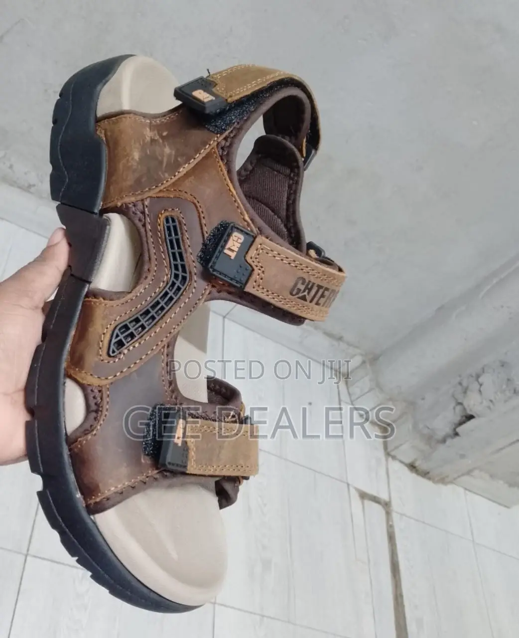 Men Leather Open Shoes 40-44