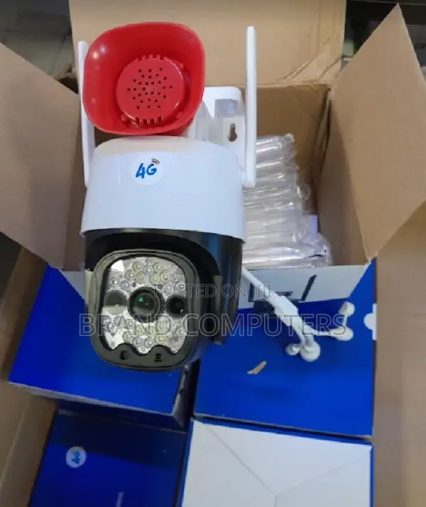 Wireless 4G Simcard 360 Degrees PTZ Security Camera 1080p Hd