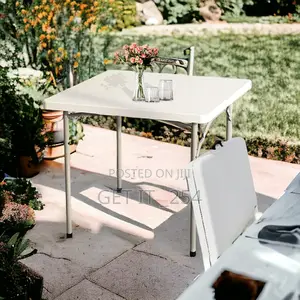 Moulded Plastic Foldable Table -
Dimensions: 87cm*87cm*73cm