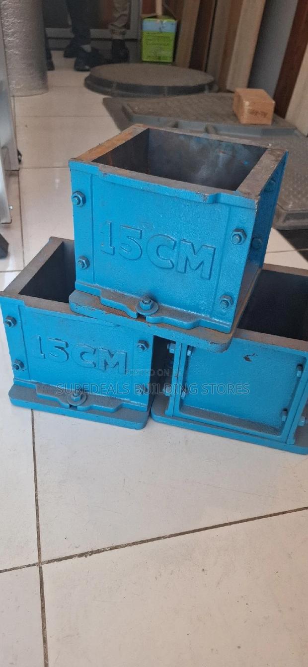 Concrete Test Cube Moulds.Cast Iron - main view