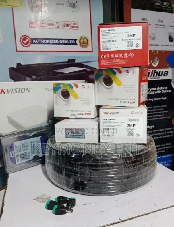 4 CCTV Smart Hybrid Full Color Hikvision CCTV Cameras