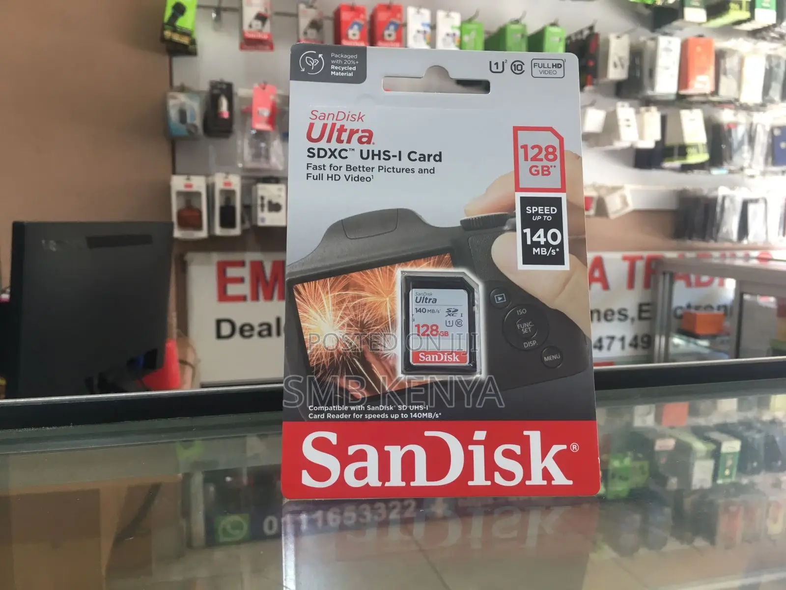 Sandisk Ultra 128 Gb SDXC UHS-1 Card for Cameras, 140 MBPS