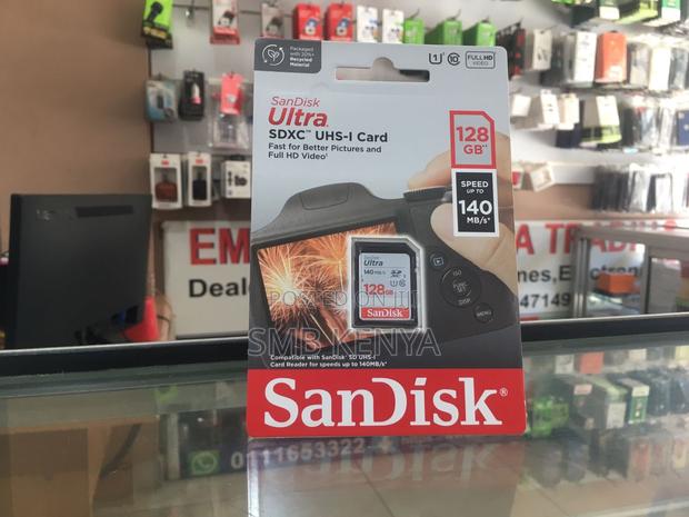 Sandisk Ultra 128 Gb SDXC UHS-1 Card for Cameras, 140 MBPS