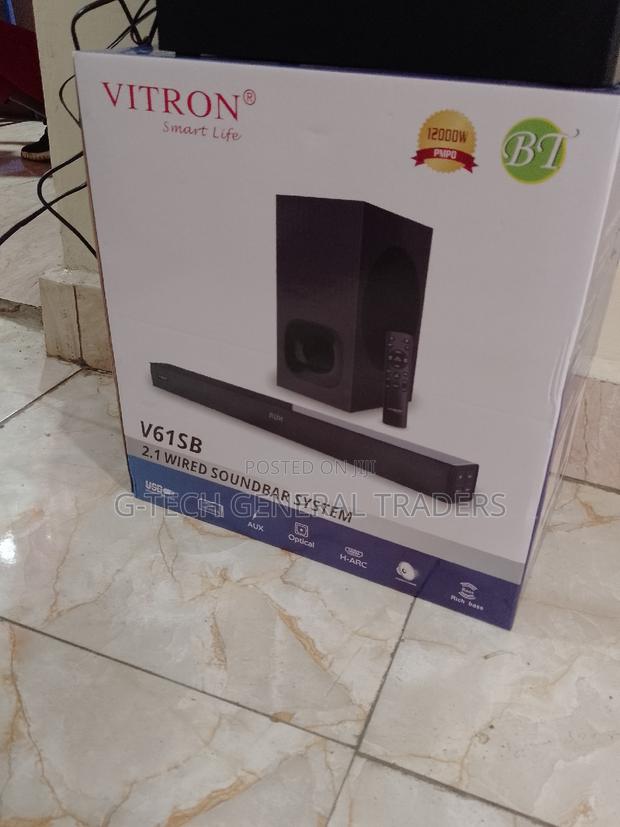 V61sb 2.1ch Wired Soundbar System 12000w