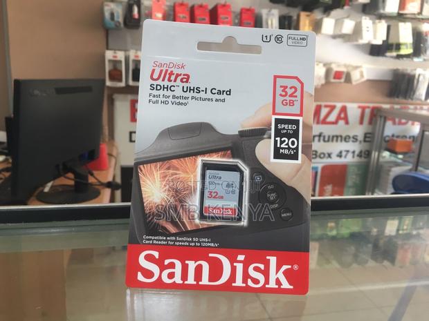 Sandisk Ultra 32 Gb Sdxc Uhs-1 Card For Cameras, 120mbps