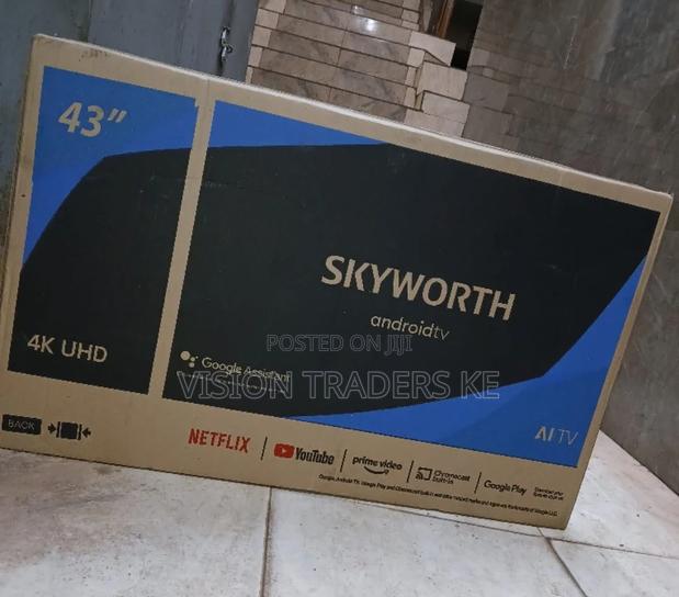 Skyworth 43'' Smart Android Google Tv Frameless Tv,Netflix. - thumbnail 2