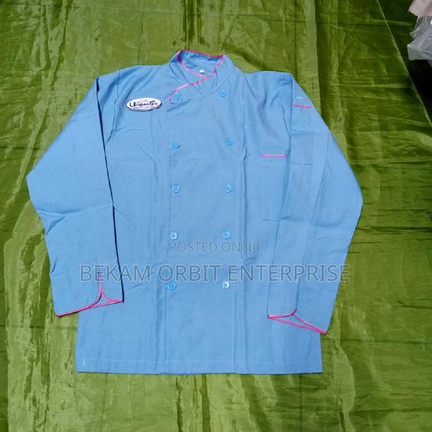 Front Reversible Poly-cotton Chef Jacket - main view