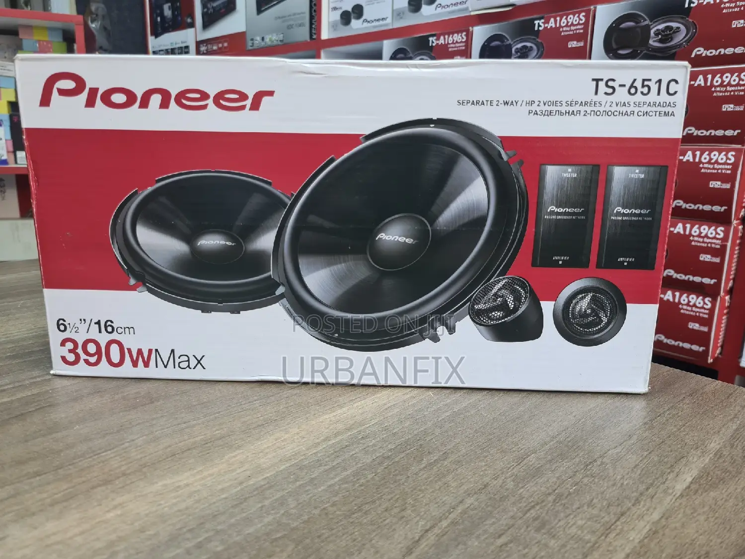 Pioneer 390 Watts 6 Inch TS-651C Component Speakers