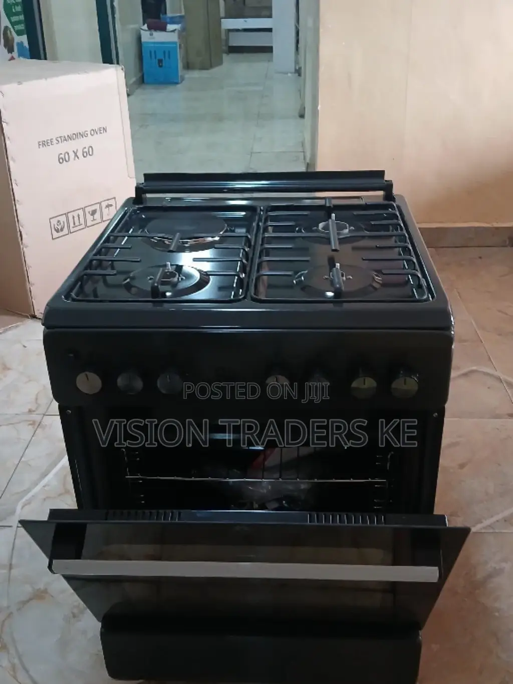 BJ'S 60*60 3G+1E Standing Cooker Electric Oven, Turbo-Fan