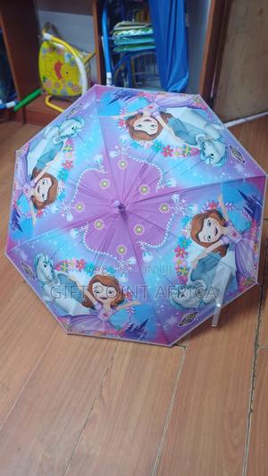 Cartoon Themed Kids Umbrella - thumbnail 2