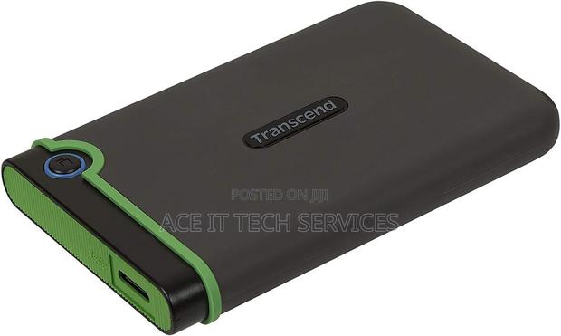 Transcend 1tb External Hard Drive Grey Ts1tsj25m3s - main view
