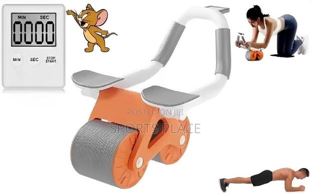 Automatic Rebound Roller Double Wheel With Elbow Support