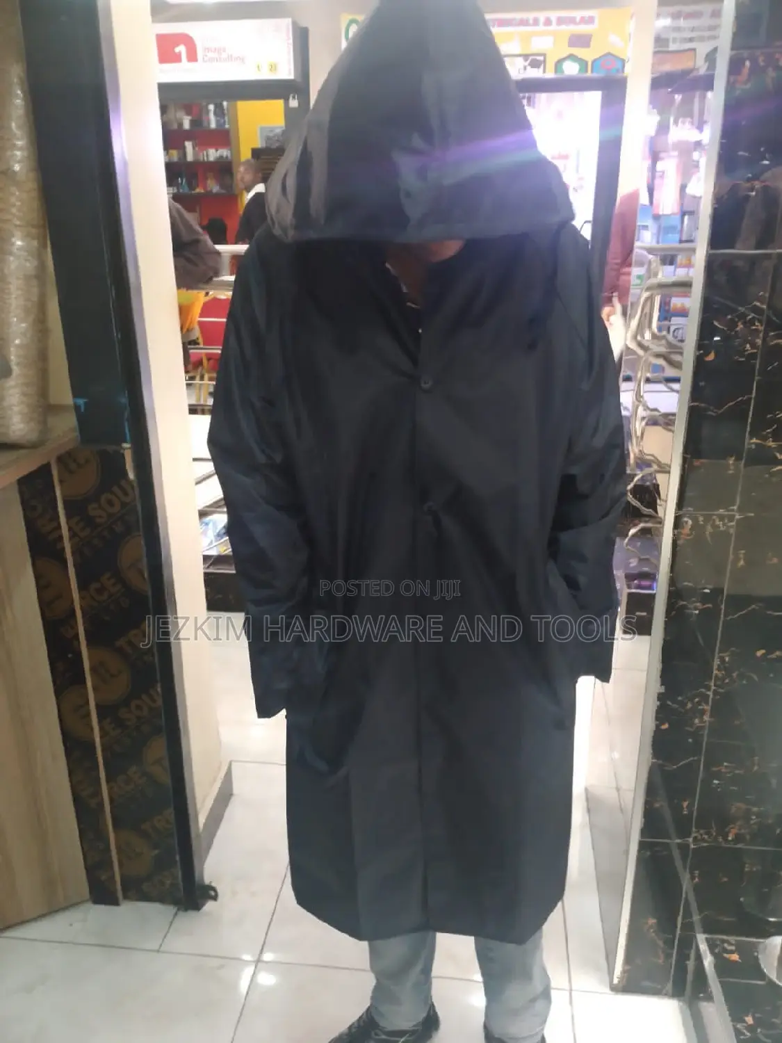 Rain Coat Dark Blue