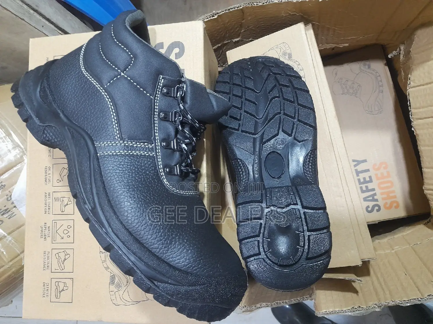 Heavy Duty Unisex Safety Boots Size 38-45