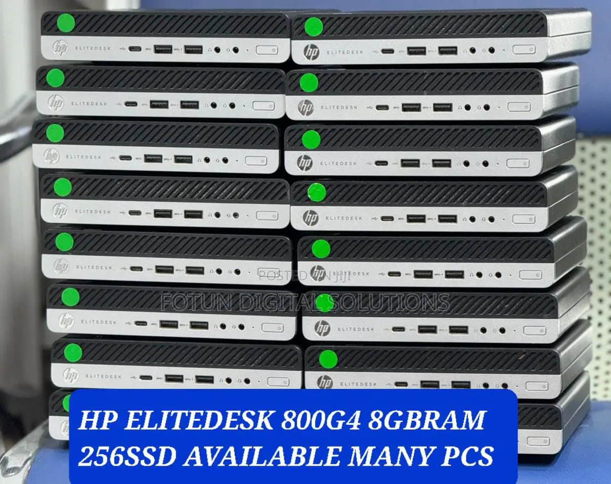 Desktop Computer HP EliteDesk 800 8GB Intel Core I5 SSD 256GB