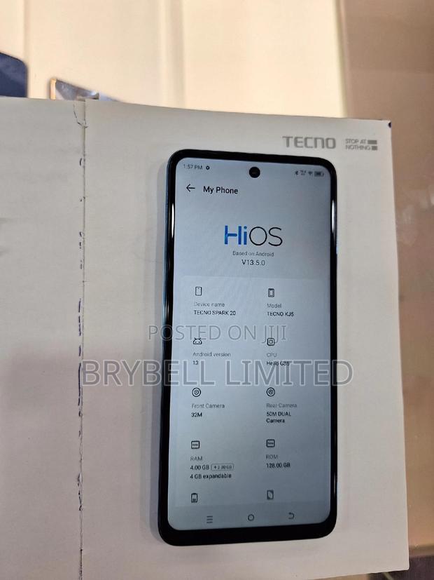 Tecno Spark 20 128 GB Blue - thumbnail 4