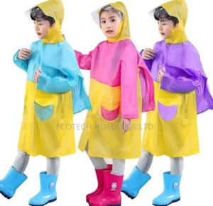 Plain Kids Raincoats. - main view