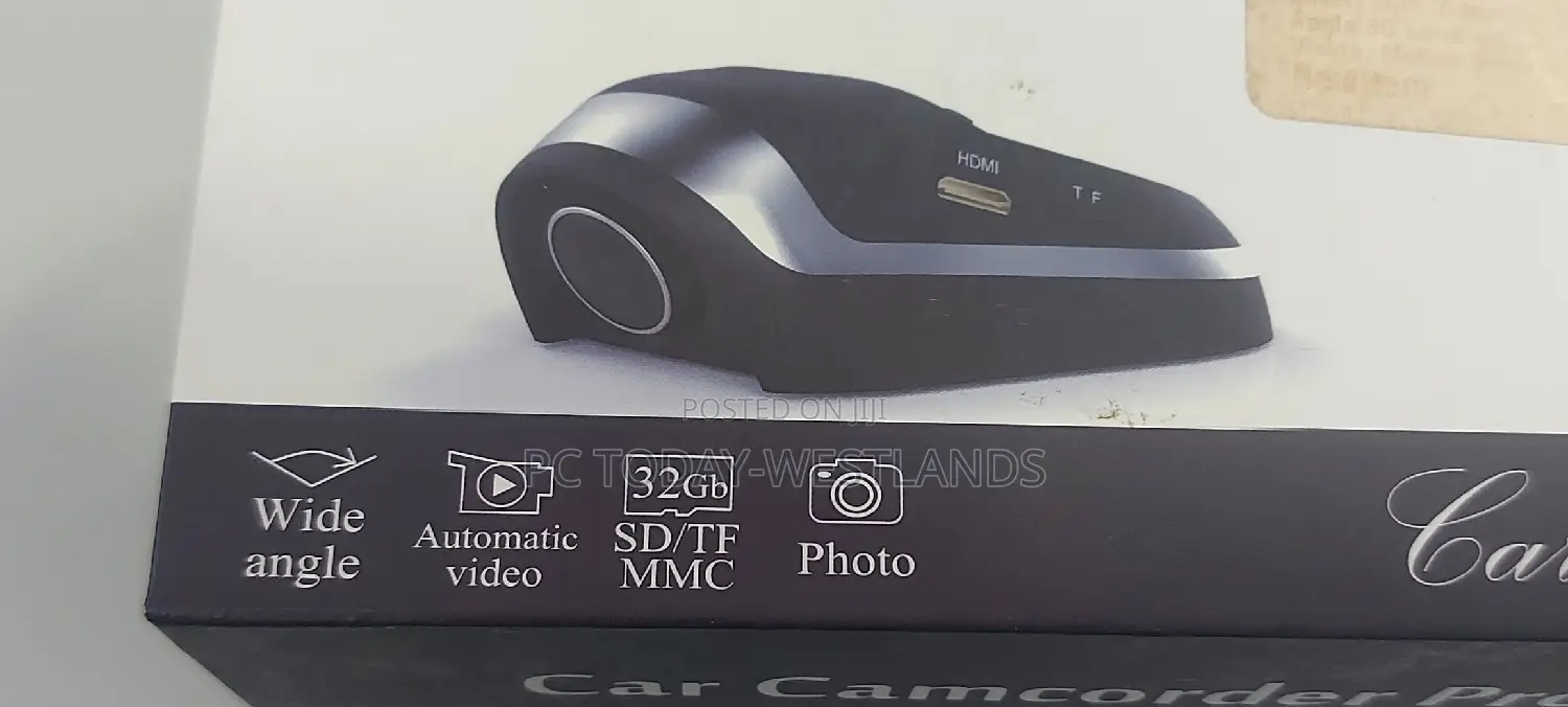 BLACK BOX Car Dashcam 1080p Wide Angle LCD Screen