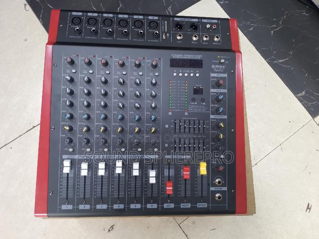 Max 6 Channel Powered Mixer - main view