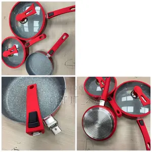 *3pcs Set Cooking Pot and Pan Sizes 20/24/28