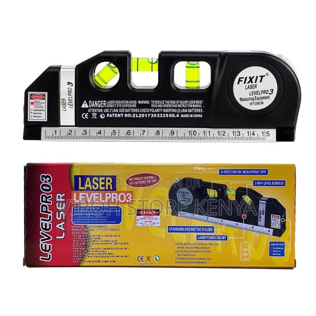 Laser Level Pro3 Laser Vertical Measuring Tape Metric Rulers