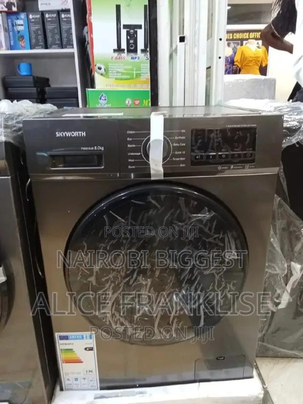 Skyworth 8kg Wash And Spin Front Load Washer - main view