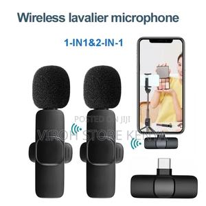 Lavelier Wireless Double Microphone 2 in 1 Type C Plug - thumbnail 2