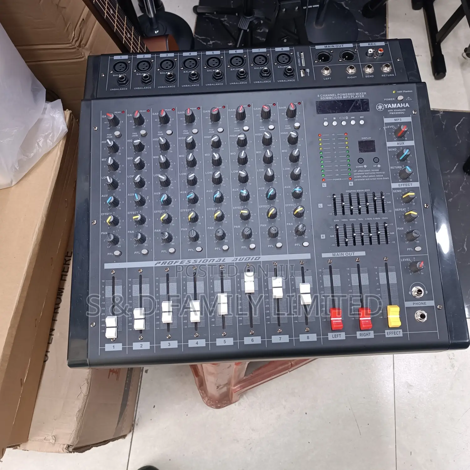 Yamaha PMX808 Powered Mixer 8 Channels