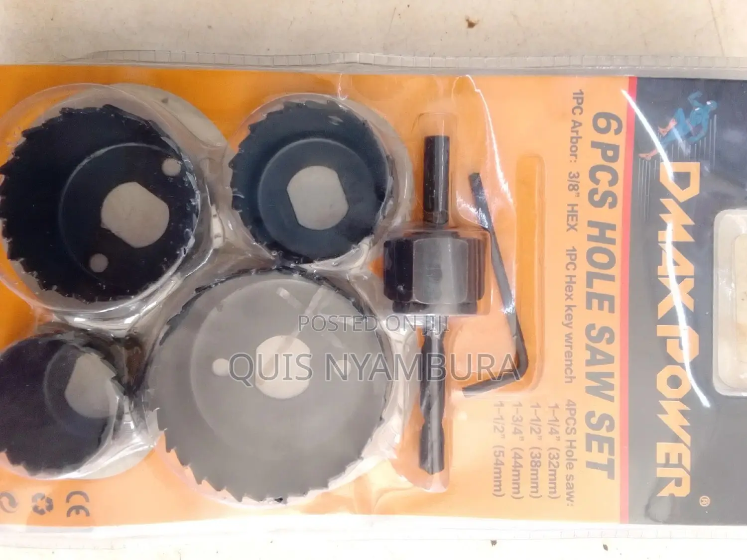 6pieces Hole Saw Set.