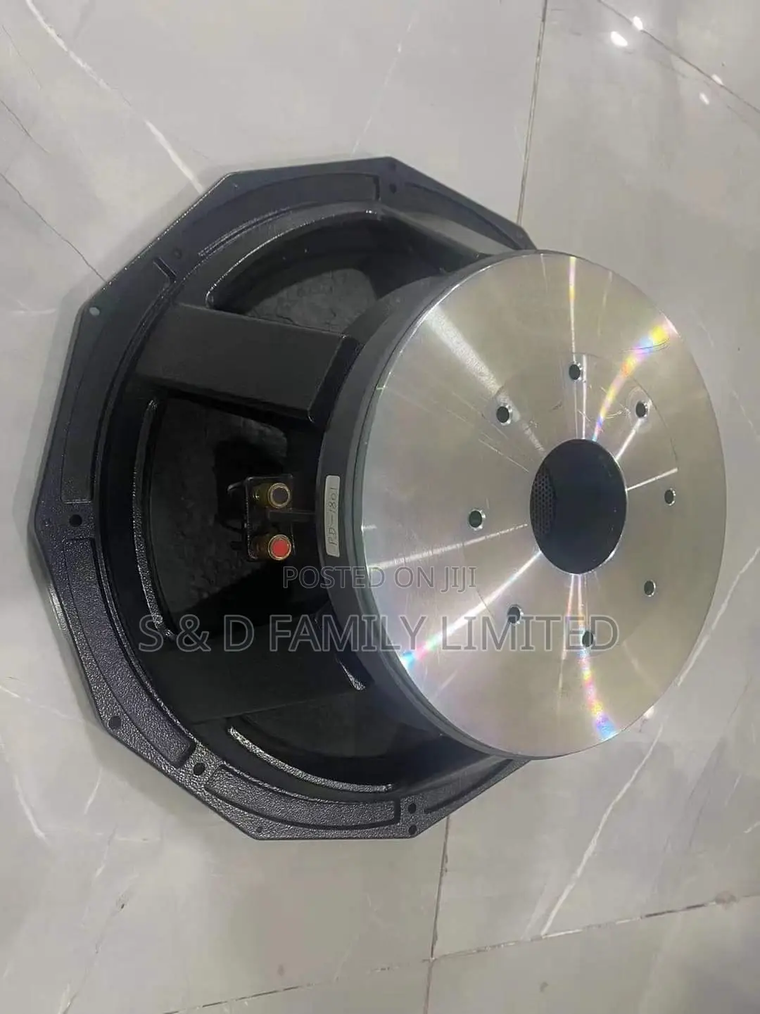 Silver PD Bass Speaker 18 Inches