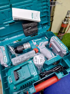 Total Cordless Hammer Drill 20v With 2 Batteries