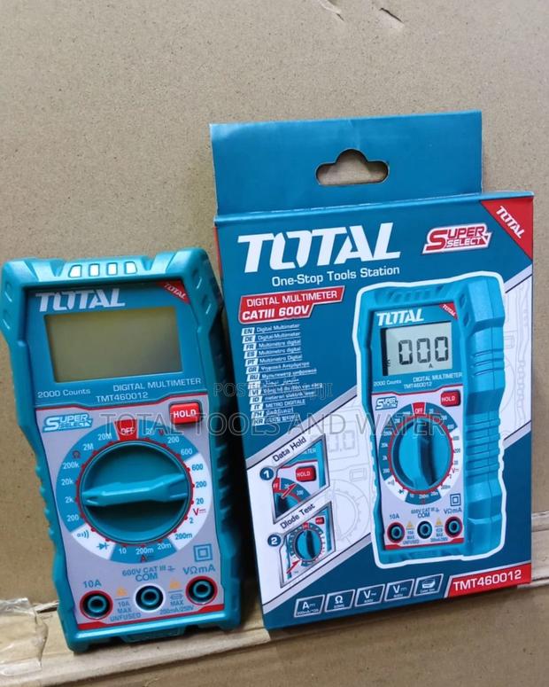 Total Digital Multimeter 600V Plus 2 Long Life Batteries
