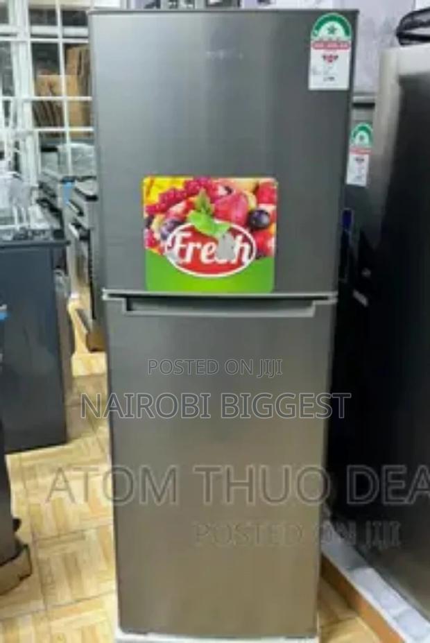 Volsmart Fridge 138l Grey Double Refrigerator - main view